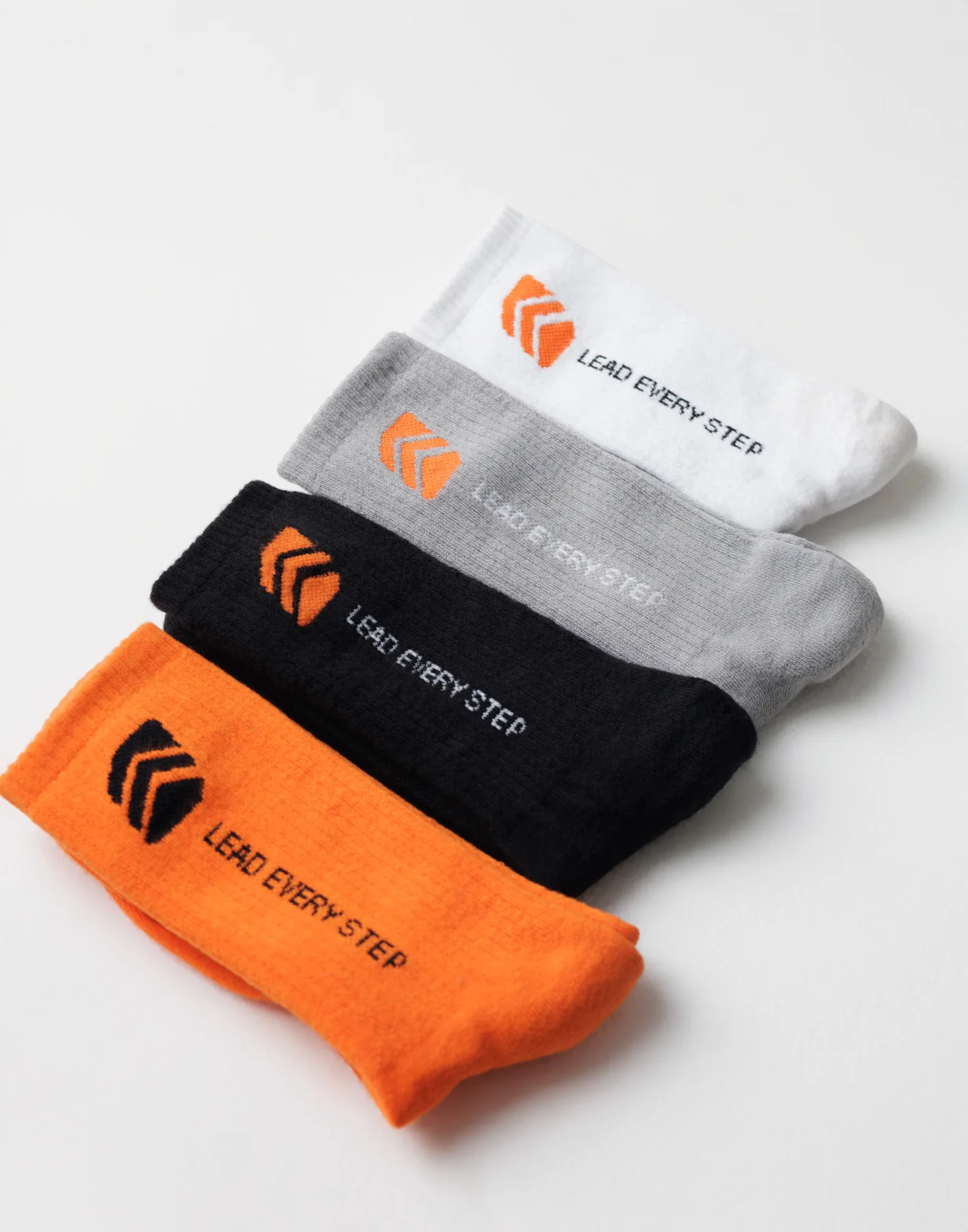 Orange PACE SOCKS, view 5